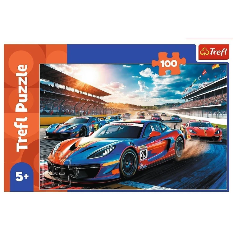 Puzzle 100 Szybka wyścigówka TREFL, Trefl