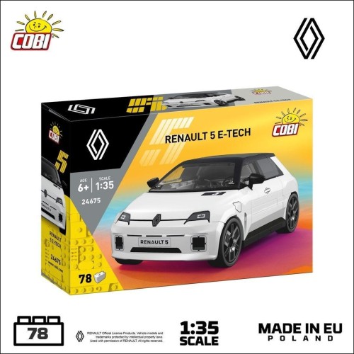 Renault 5 E-Tech White, Cobi