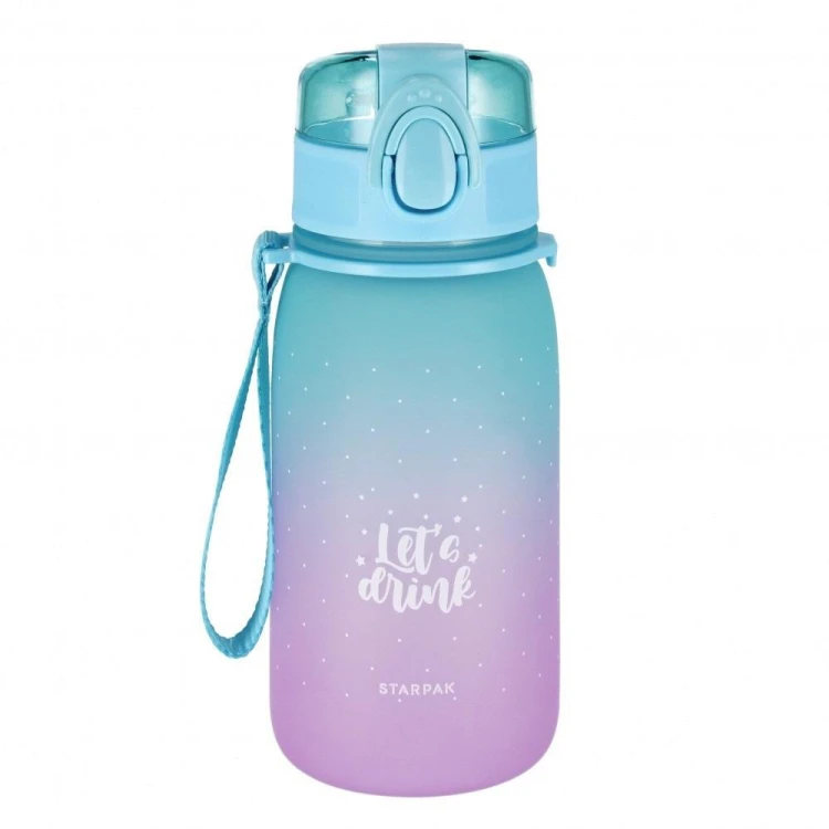 Bidon 400ml ombre violet-blue, STARPAK
