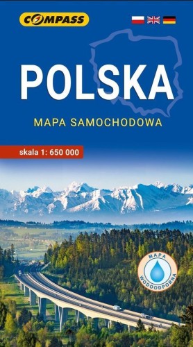 Polska - mapa samochodowa w.2026 1:650 000
