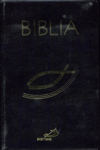 Biblia z rybką z suwakiem czarna, praca zbiorowa