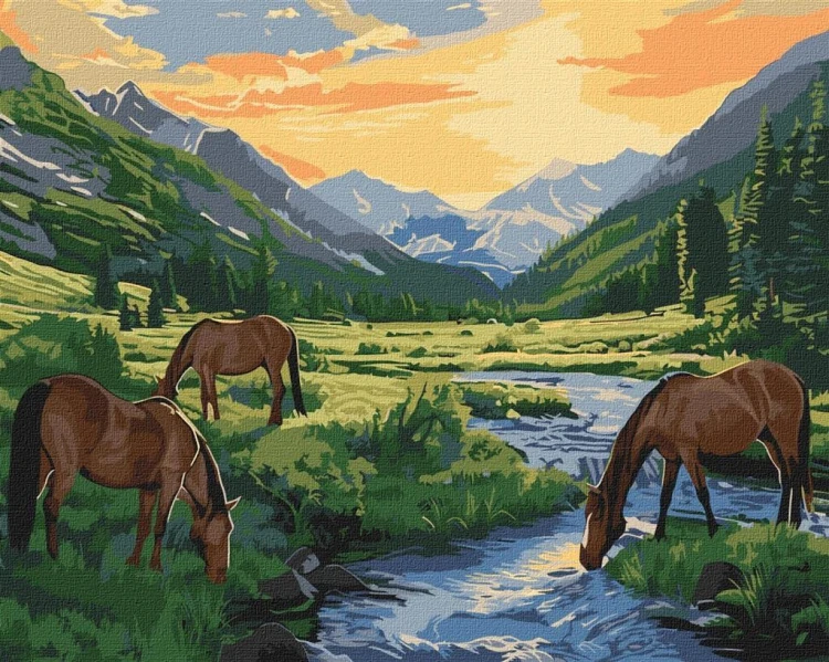 Malowanie po numerach - Przedświt 40x50cm, Ideyka