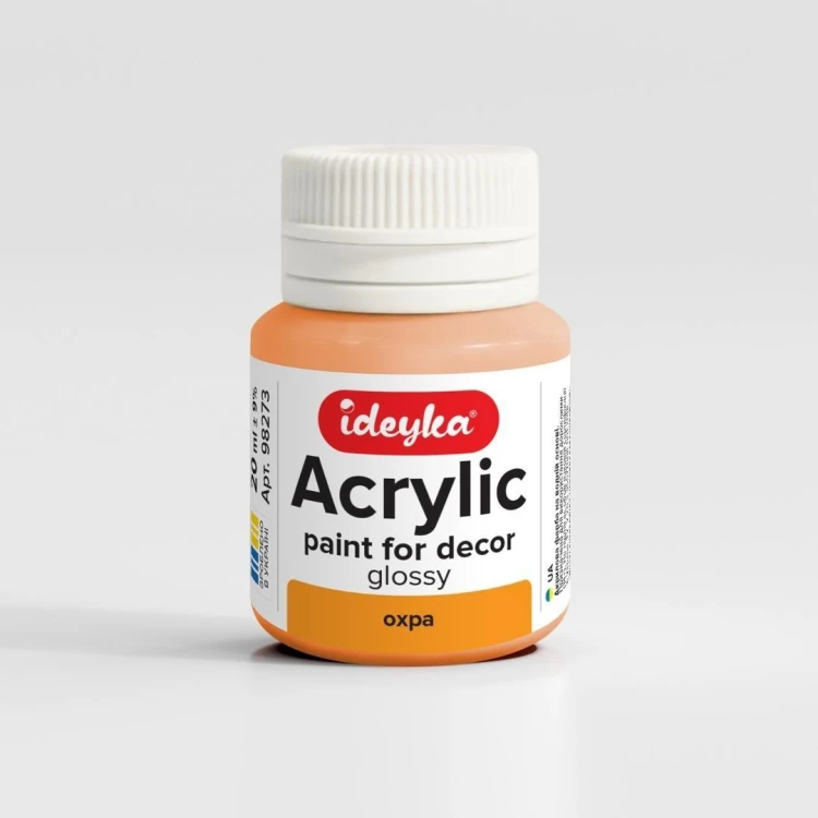 Farba akrylowa Ochra 20ml, Ideyka
