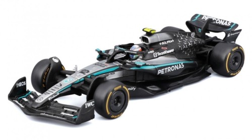 Formula With Helmet & Plastic Stand Mercedes-Amg
