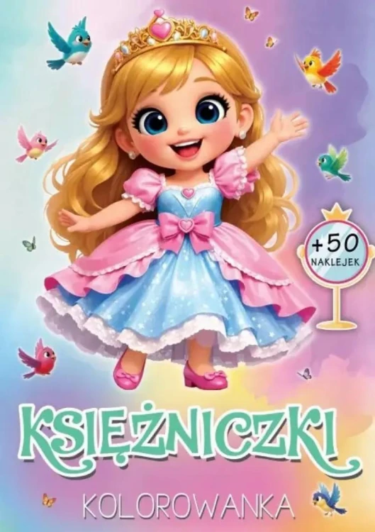 Księżniczki. Kolorowanka, praca zbiorowa