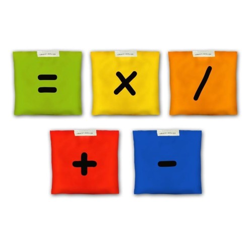 Woreczki gimnastyczne zestaw znaki matematyczne