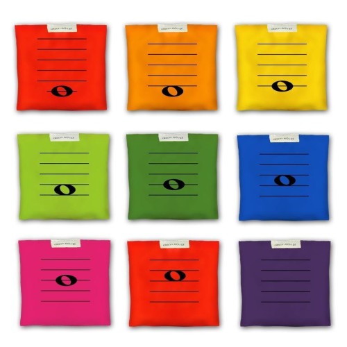 Woreczki gimnastyczne zestaw nutki na pięciolinii