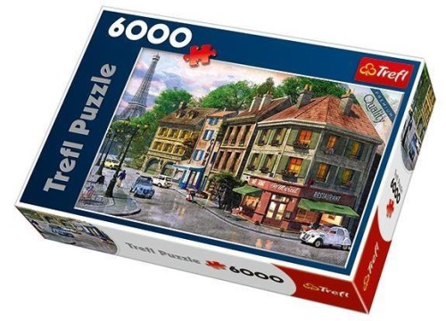 Puzzle 6000 Uliczka Paryża TREFL, Trefl