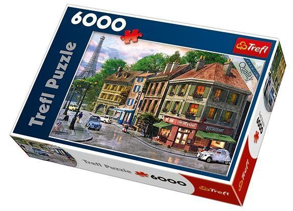 Puzzle 6000 Uliczka Paryża TREFL, Trefl