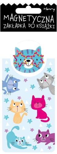 Zakładka magnetyczna - Koty, Henry