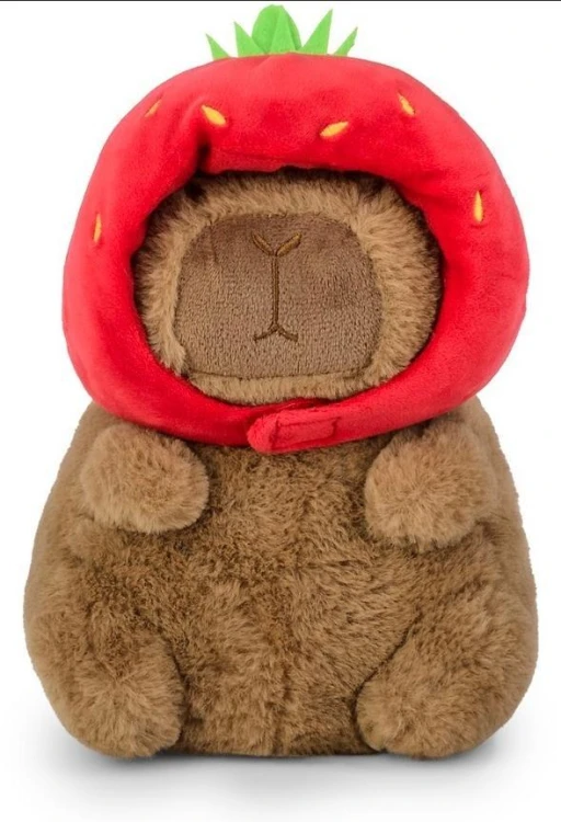 Maskotka Kapibara z czapką 20cm, Daffi