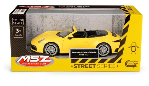 Porsche 911 Carrera Cabriolet Yellow, MSZ