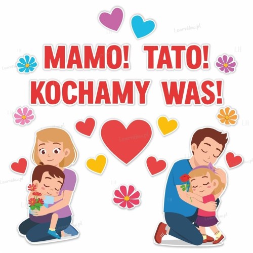 Dzień mamy i taty rodzice dekoracja, LearnHow