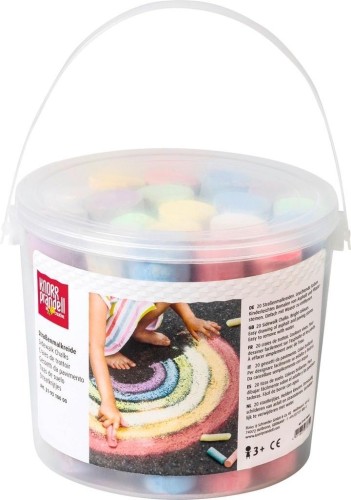 Kreda chodnikowa w wiaderku 20szt., Knorr Prandell