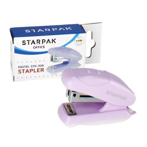 Zszywacz mini STK-300 pastel fioletowy, STARPAK