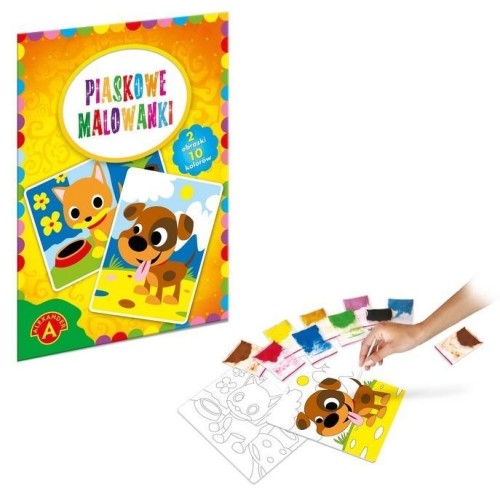 Piaskowe malowanki Piesek i Kotek ALEX, Alexander