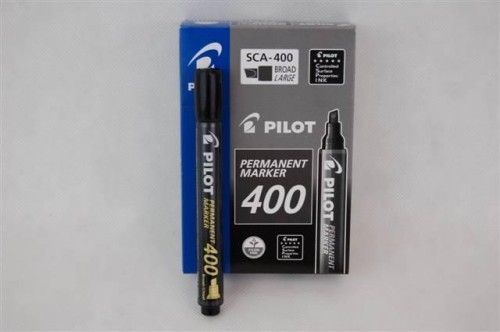 Marker permanentny SCA-400 czarny (12szt) PILOT