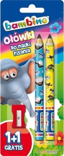 Ołówki do nauki pisania 2szt BAMBINO, ST-MAJEWSKI