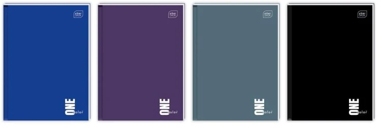 Brulion A5/96K kratka One Color (5szt), INTERDRUK