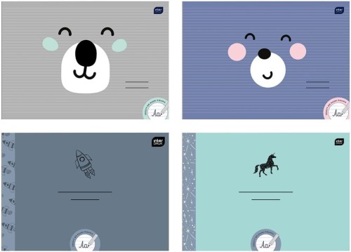 Zeszyt A4/32K linia kolor do nauki pisania (10szt)