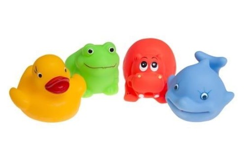 Kąpielowe zwierzątka 4szt, Tullo