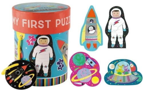 Puzzle dla początkujących kosmos 4w1, Floss & Rock