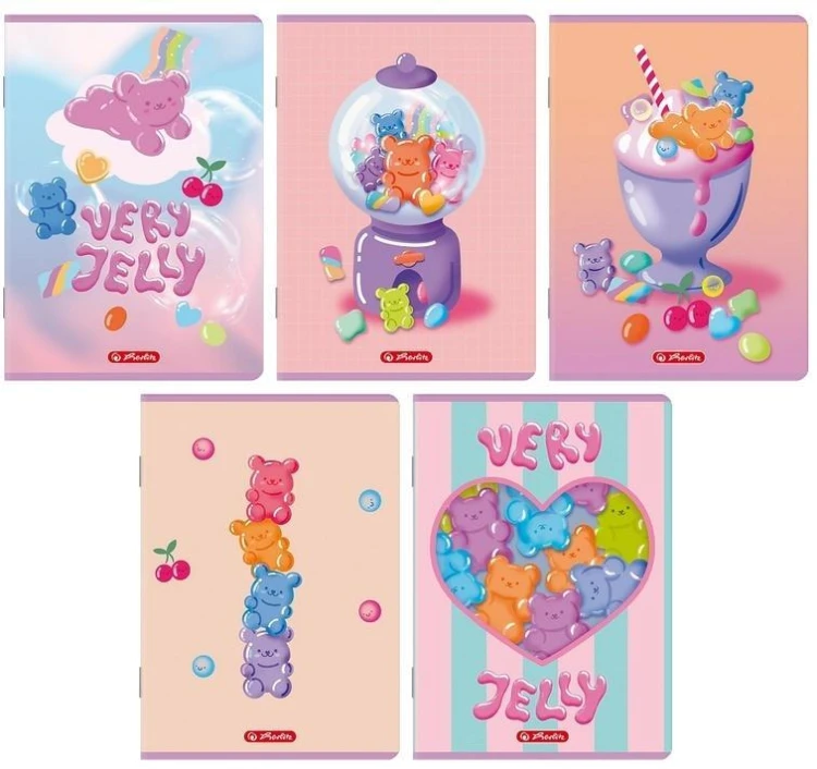 Zeszyt A5/32K kratka Jelly (10szt) HERLITZ