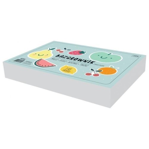 Bazgrownik A4 z naklejkami Owocki, INTERDRUK