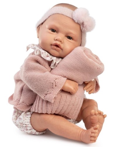 Lalka hiszpańska kolekcjonerska Reborn Baby 50cm