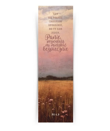 Zakładka duża - Gdy się położę, Szaron