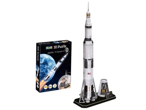 Puzzle 3D 136 Apollo 11 Saturn V, Revell