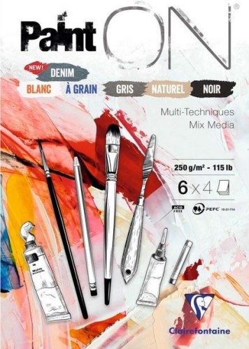 Blok A5 papierów 6 kolorów 250g 24ark