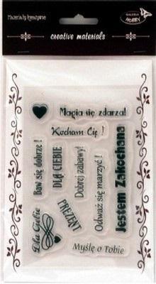 Stemple kreatywne napisy polskie 1, Galeria Hobby