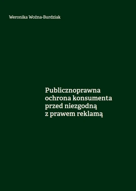Publicznoprawna ochrona konsumenta...