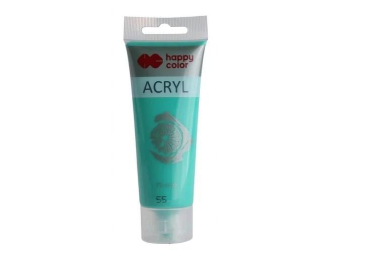 Farba akrylowa 75 ml szmaragdowy HAPPY COLOR, GDD