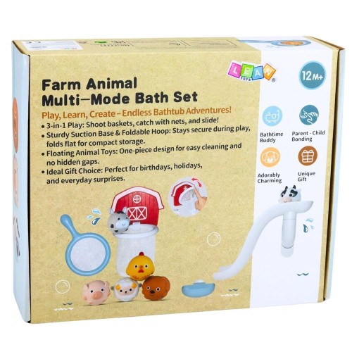 Zabawki do kąpieli zwierzęta domowe + akcesoria