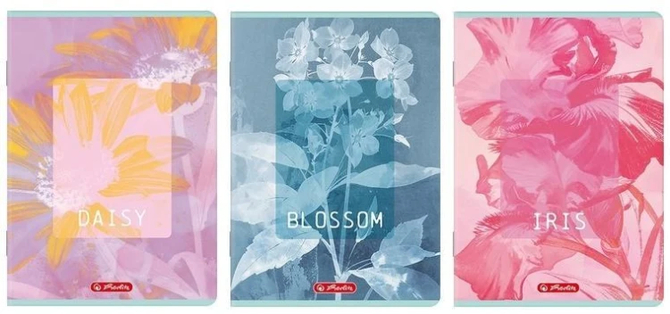 Zeszyt A4/60K kratka Blossom (5szt) HERLITZ