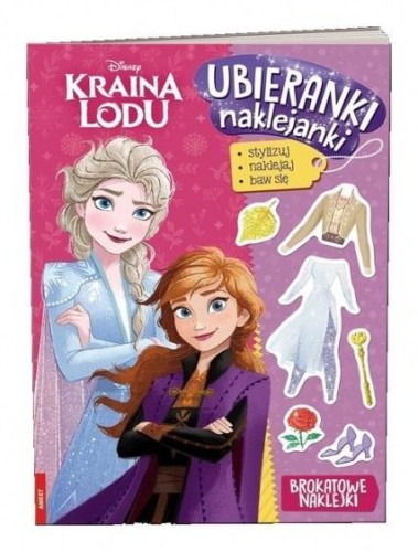 Kraina Lodu Ubieranki naklejanki, praca zbiorowa