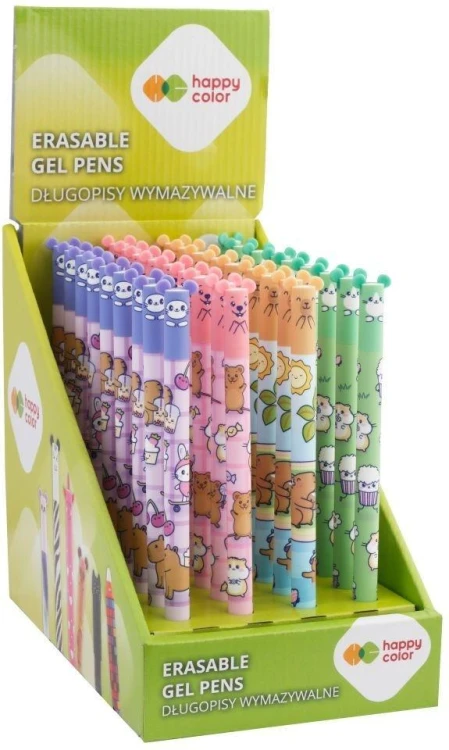 Długopis wymaz. Kapibara 0,5mm niebieski (36szt)