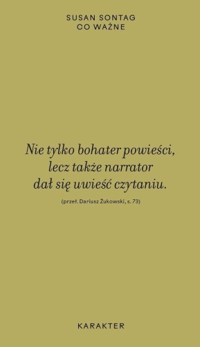 Co ważne, Susan Sontag