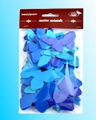 Motyle tonacja niebieska 52szt, Galeria Hobby