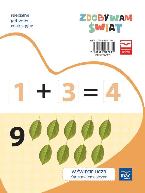 Zdobywam świat W świecie liczb Karty matematyczne