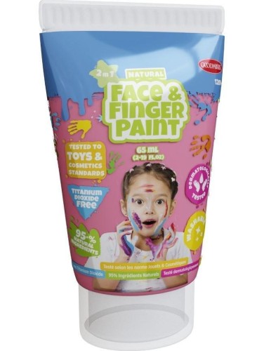 Farba dla malowania palcami różowa 65ml, Boti