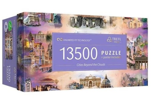 Puzzle 13500 Cities Beyond the Clouds TREFL, Trefl