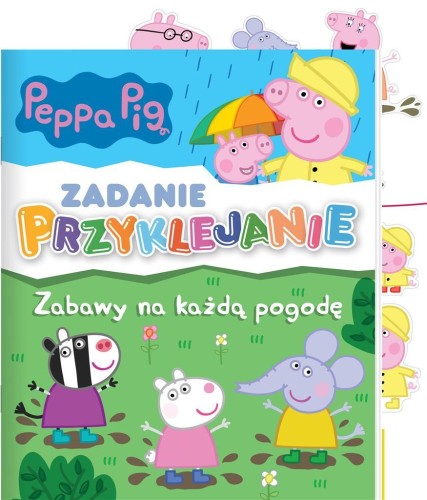 Peppa Pig. Zadanie Przyklejanie, praca zbiorowa