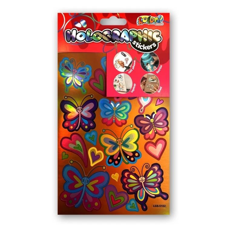 Naklejki holographic butterflies PENMATE