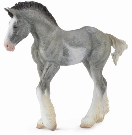 Źrebię Clydesdale Foal Blue Roan, Collecta