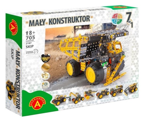 Mały Konstruktor 7w1 - Skip ALEX, Alexander