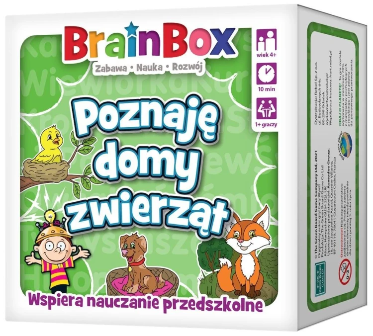 BrainBox - Poznaję domy zwierząt REBEL, Rebel