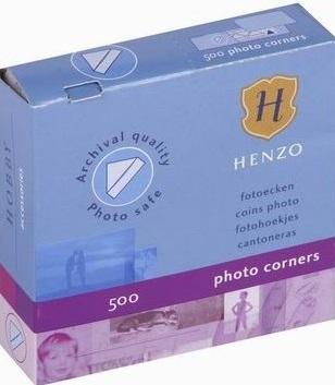 Fotonarożniki transparentne 500szt, Henzo